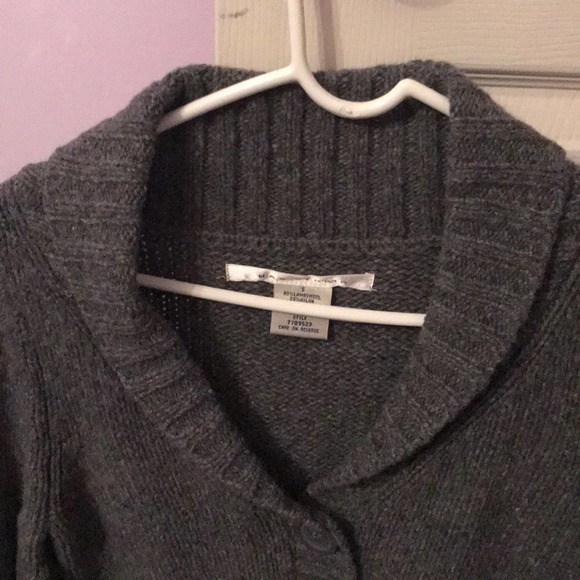 Max Studio Sweater lambswool Gray size Small - Picture 4 of 4